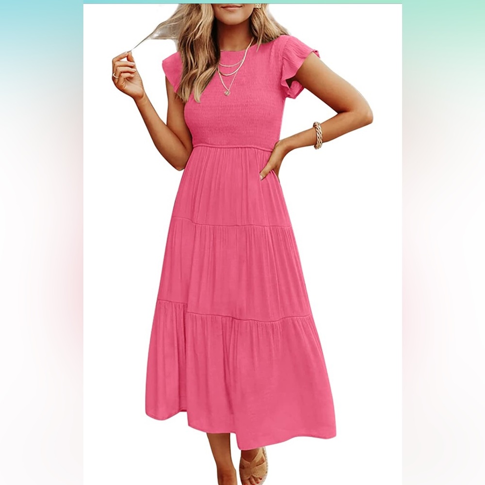 COPY - Zesica Women’s maxi dress pink size M -NEW